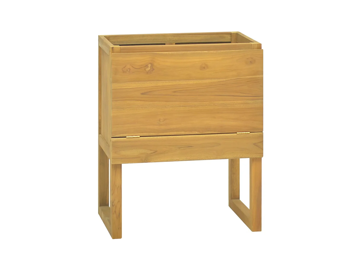 Armoire de salle de bain 60x45x75 Bois de teck solide