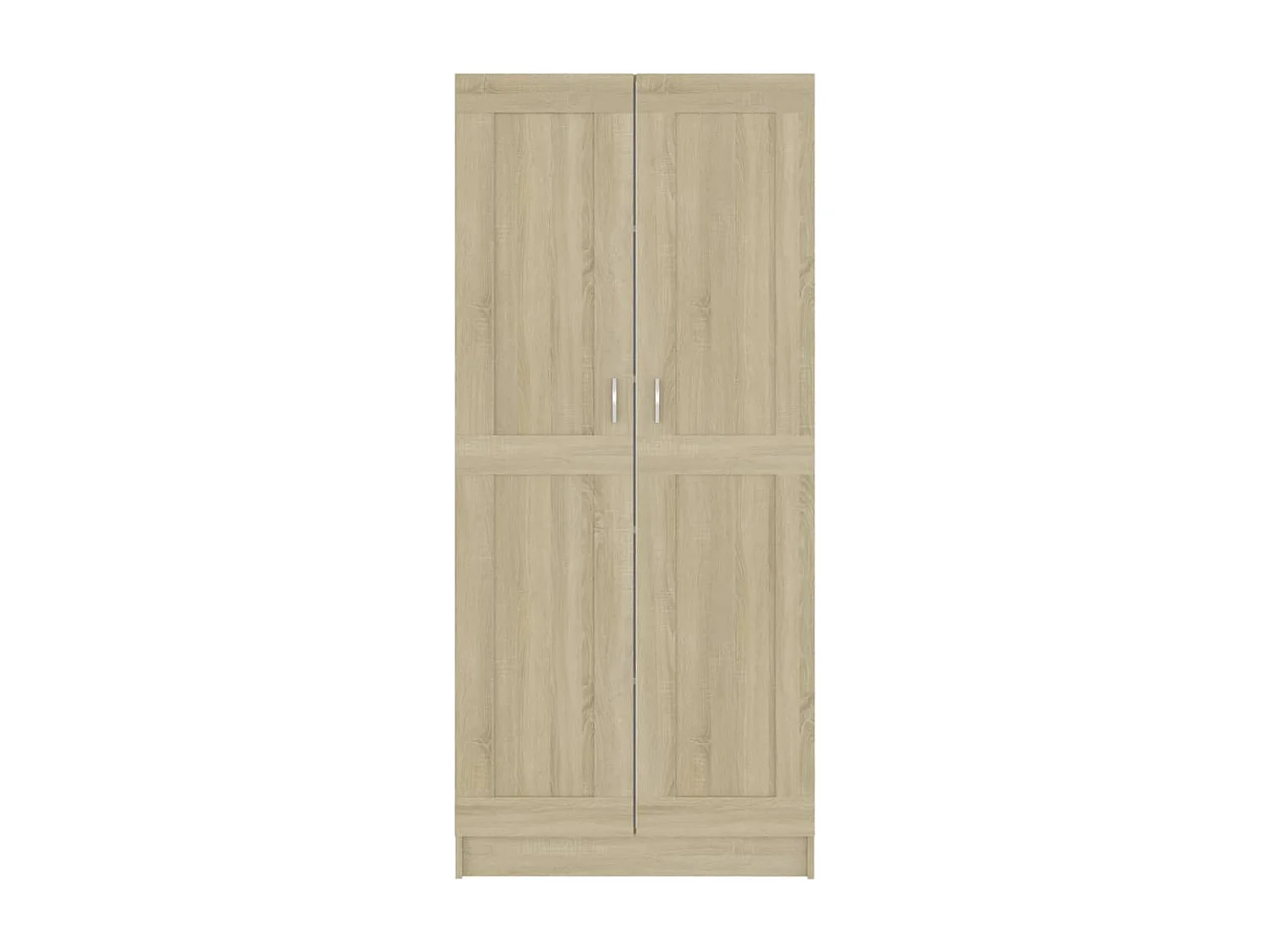 Armoire multifonction 2 portes Kala 82cm - Un rangement tout-en-un pour votre maison-Chêne clair