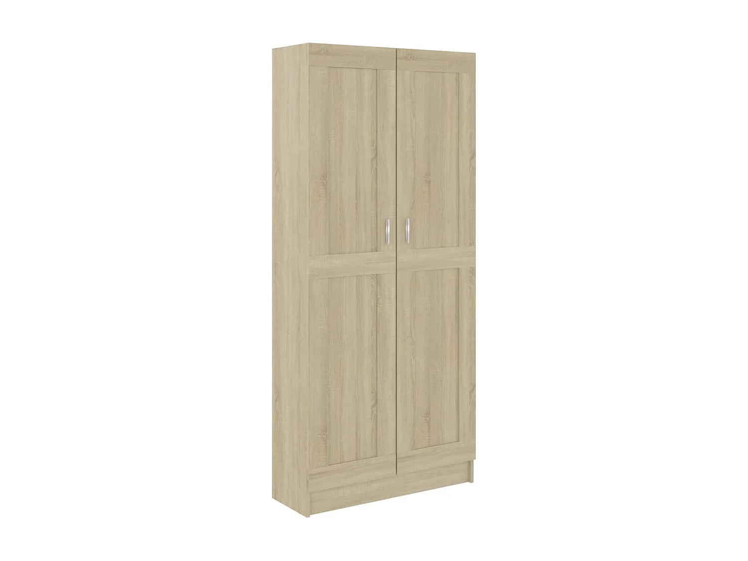 Armoire multifonction 2 portes Kala 82cm - Un rangement tout-en-un pour votre maison-Chêne clair