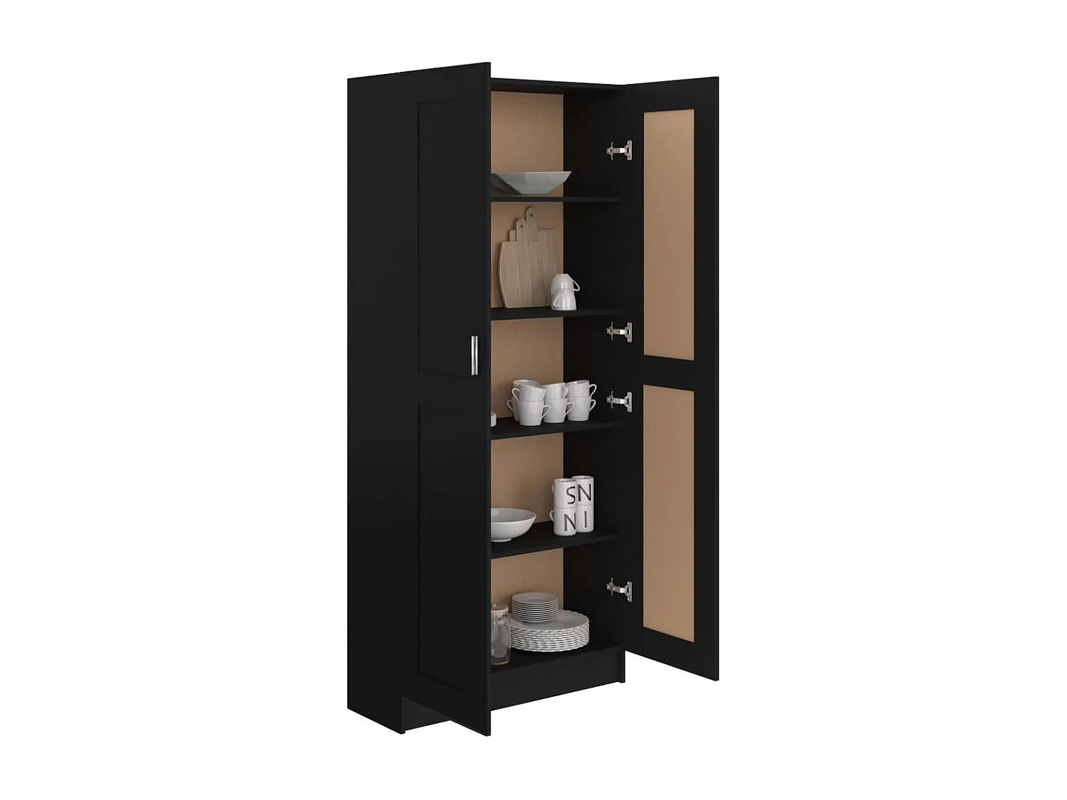 Armoire multifonction 2 portes Kala 82cm - Un rangement tout-en-un pour votre maison-Chêne clair