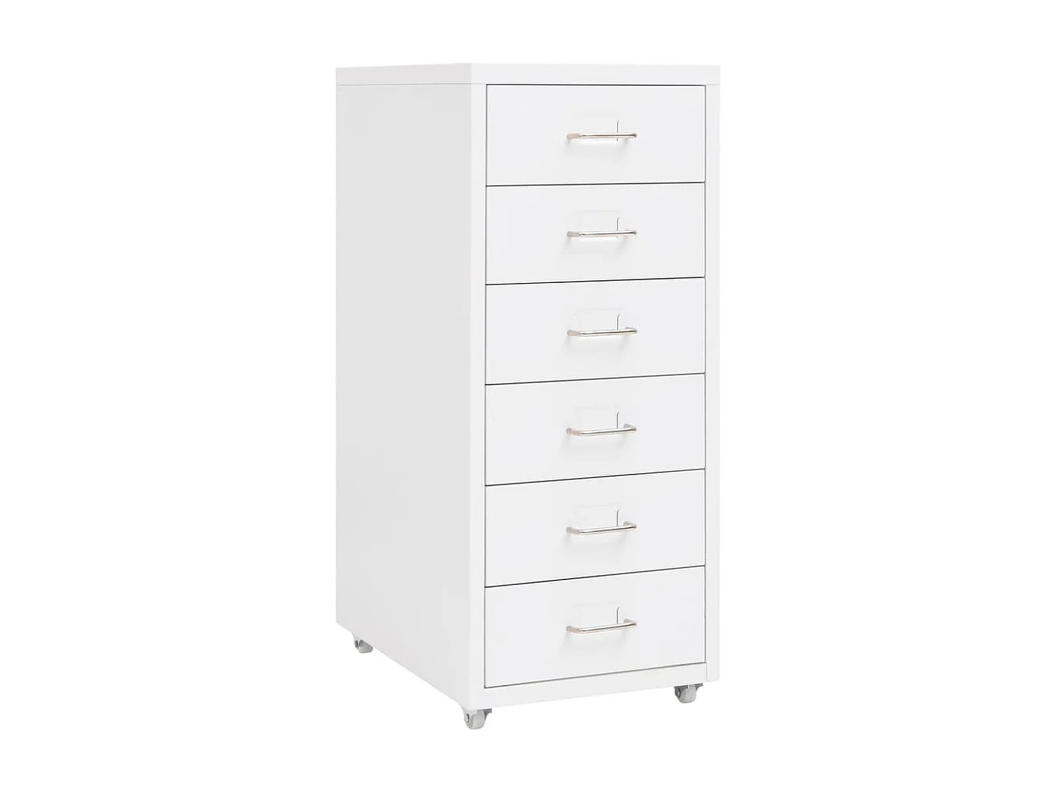 Classeur mobile Blanc 28x41x69 Métal 2