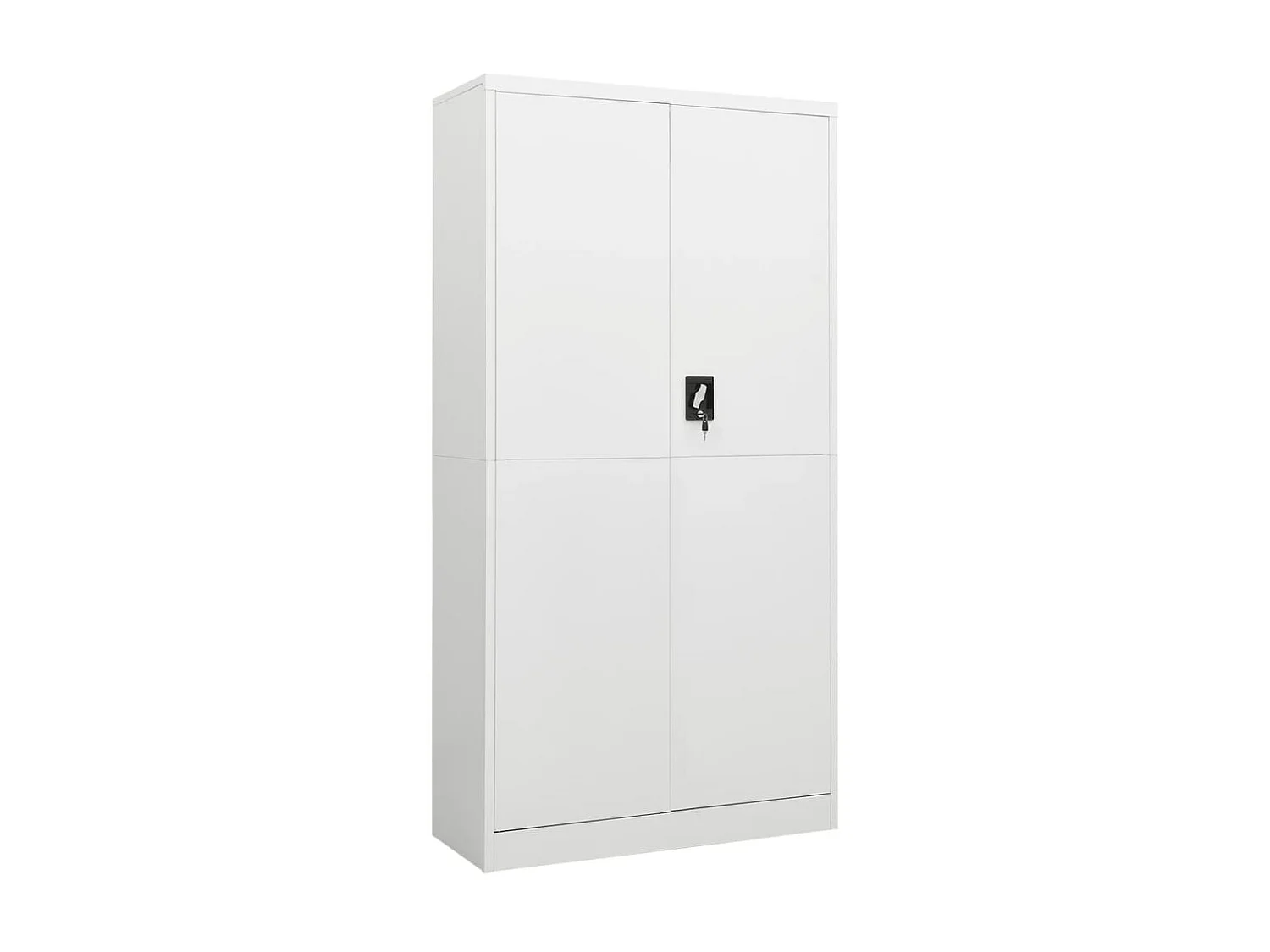 Armoire à casiers Blanc 90x40x180 Acier