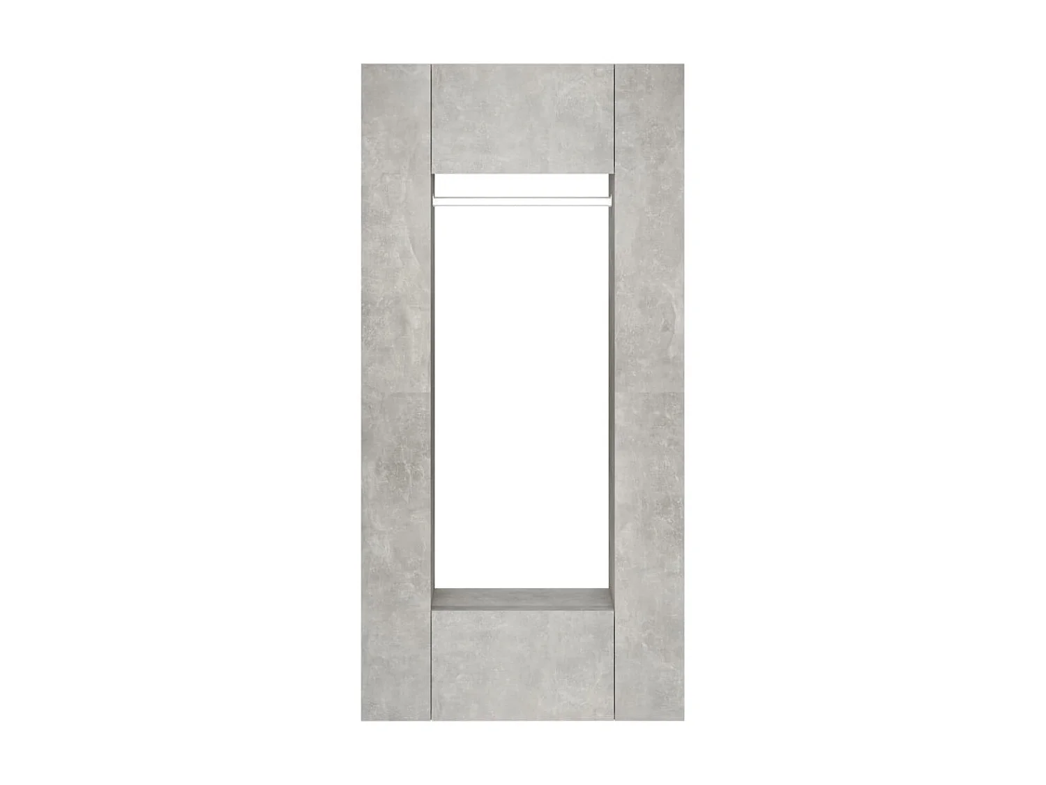 Armoires de couloir 2 pcs Gris béton Bois d'ingénierie