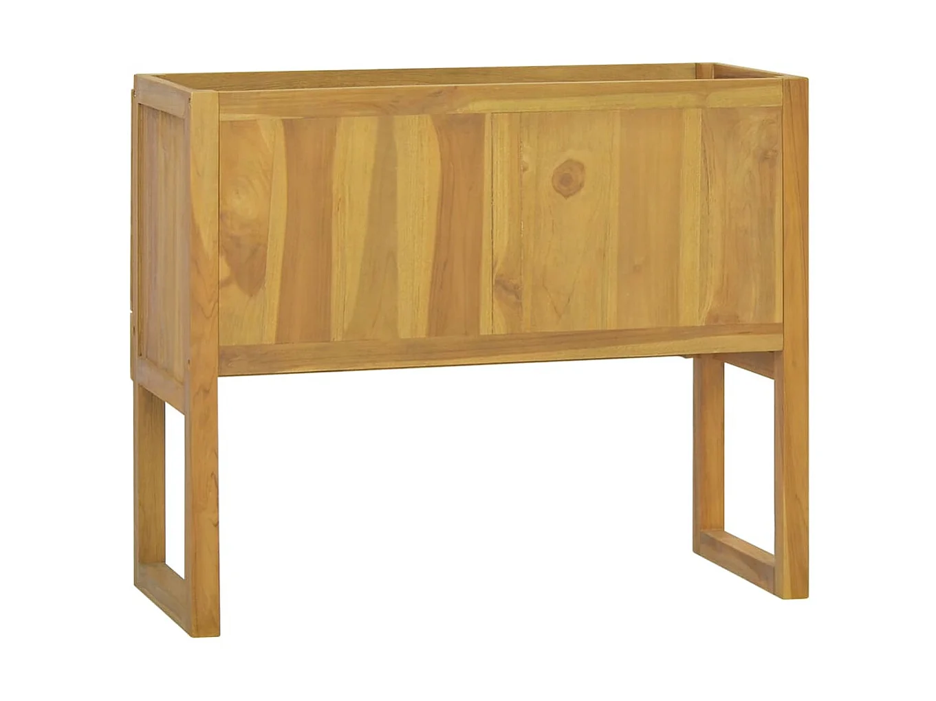 Armoire de salle de bain 90x45x75 Bois de teck solide