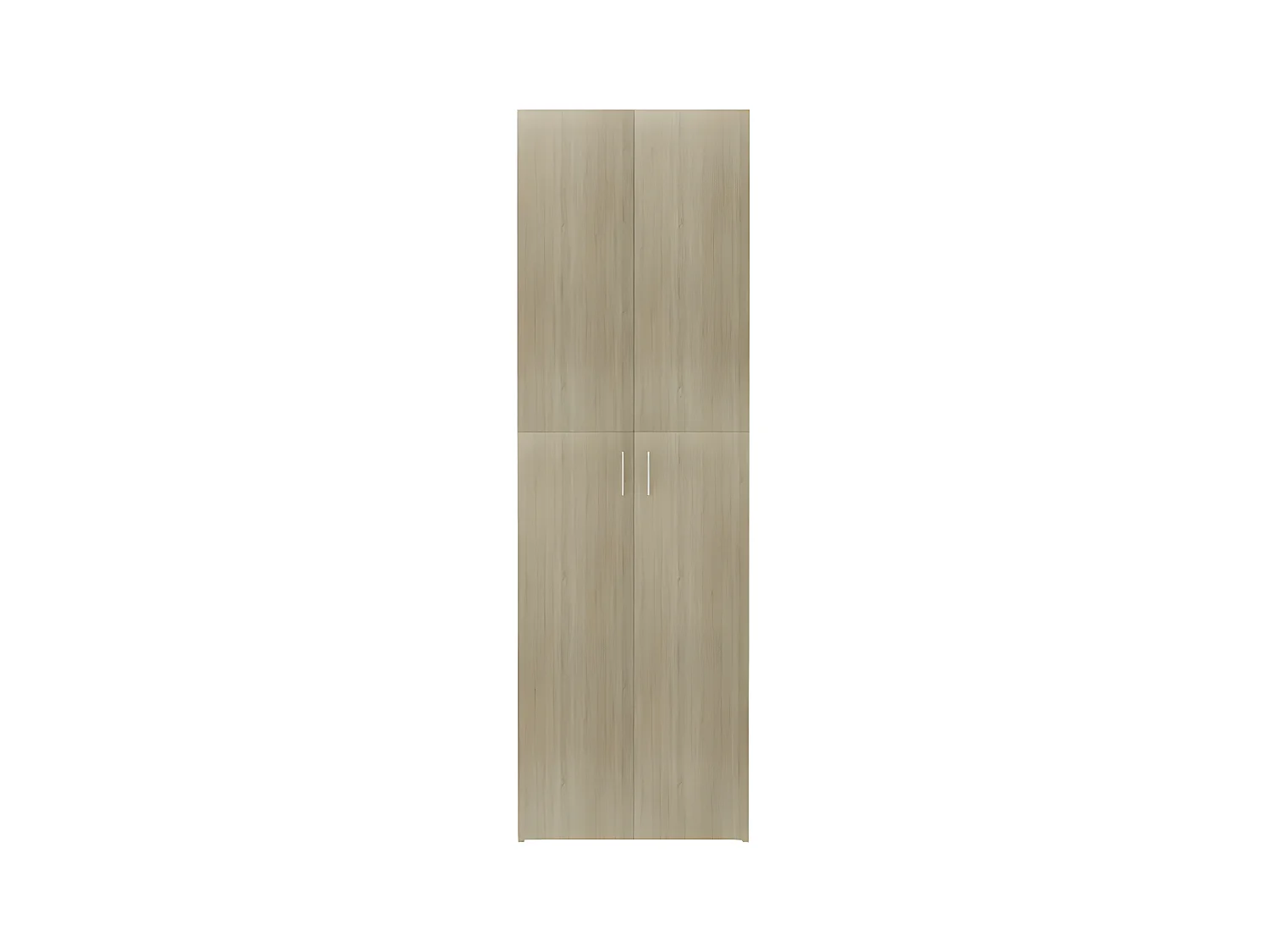 Armoire de bureau 2 portes chêne clair Ousti