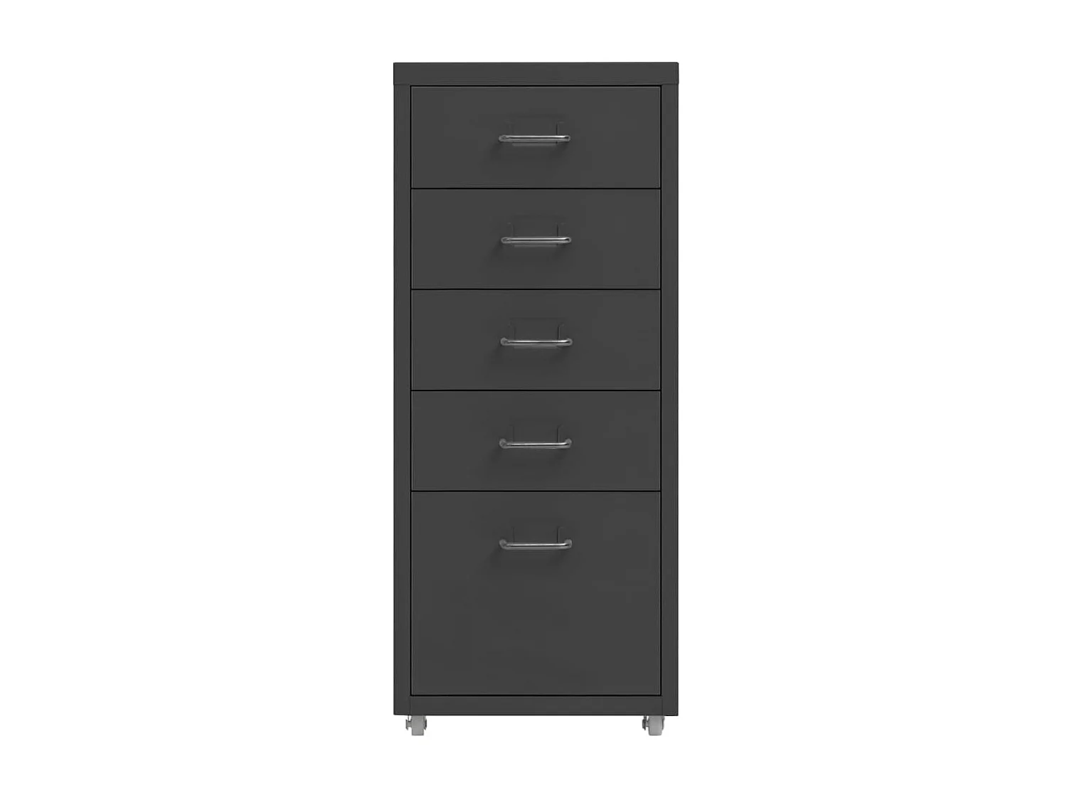 Classeur mobile Anthracite 28x41x69 Métal 2