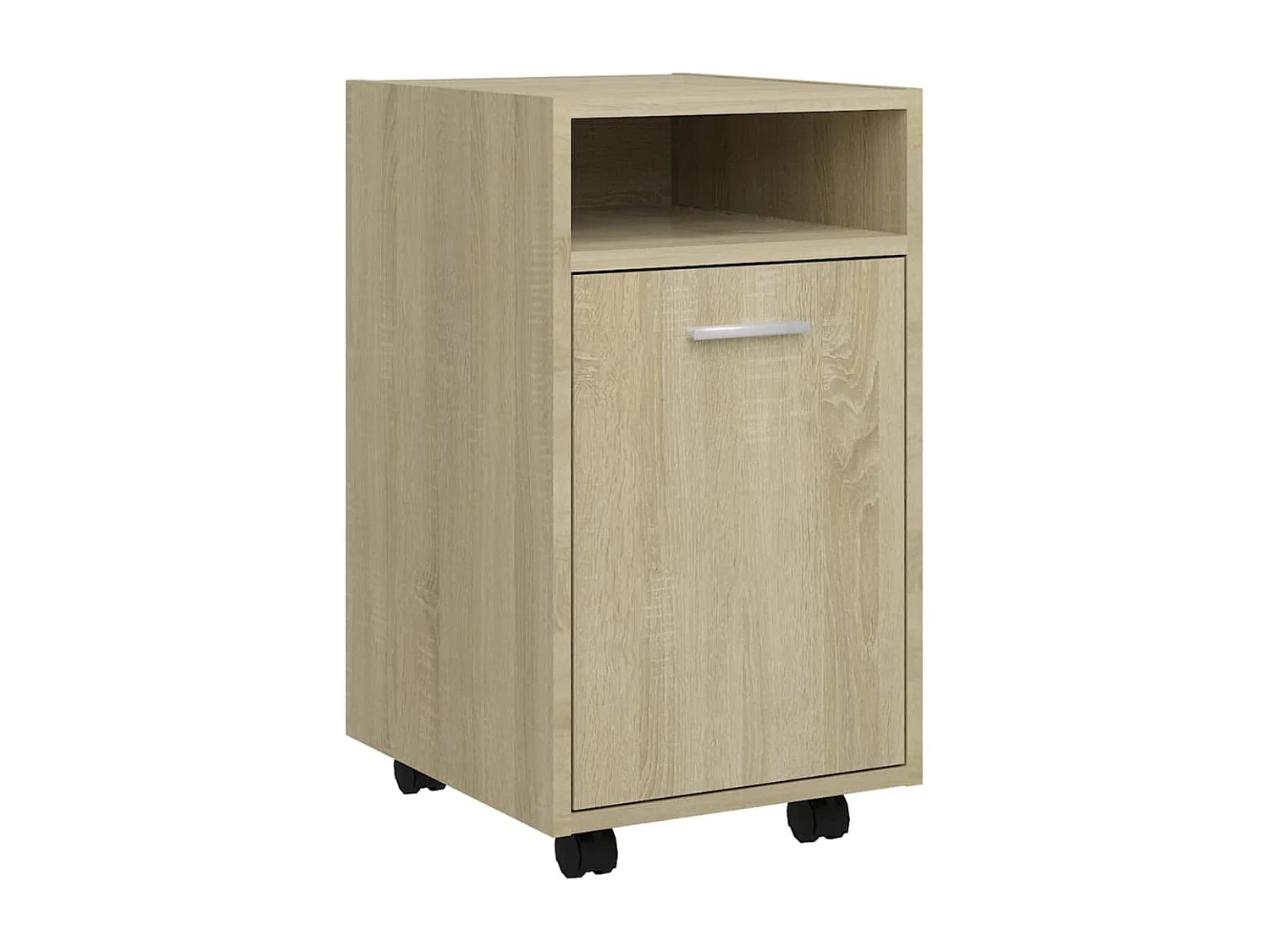 Armoire latérale avec roues Chêne Sonoma 33x38x60