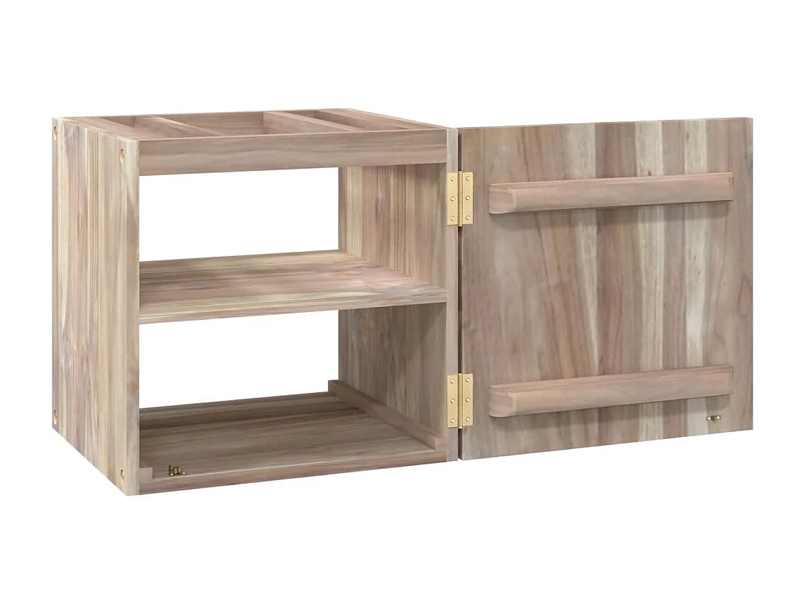 Armoire murale de salle de bain 41x38x40 Bois de teck solide