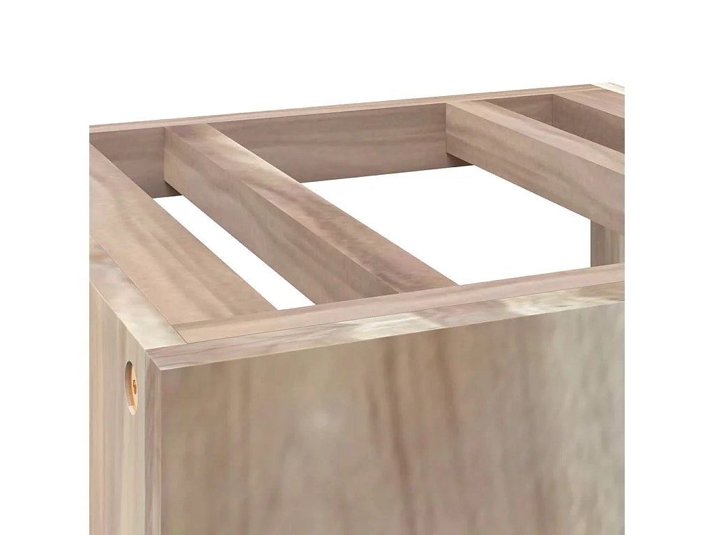 Armoire murale de salle de bain 41x38x40 Bois de teck solide