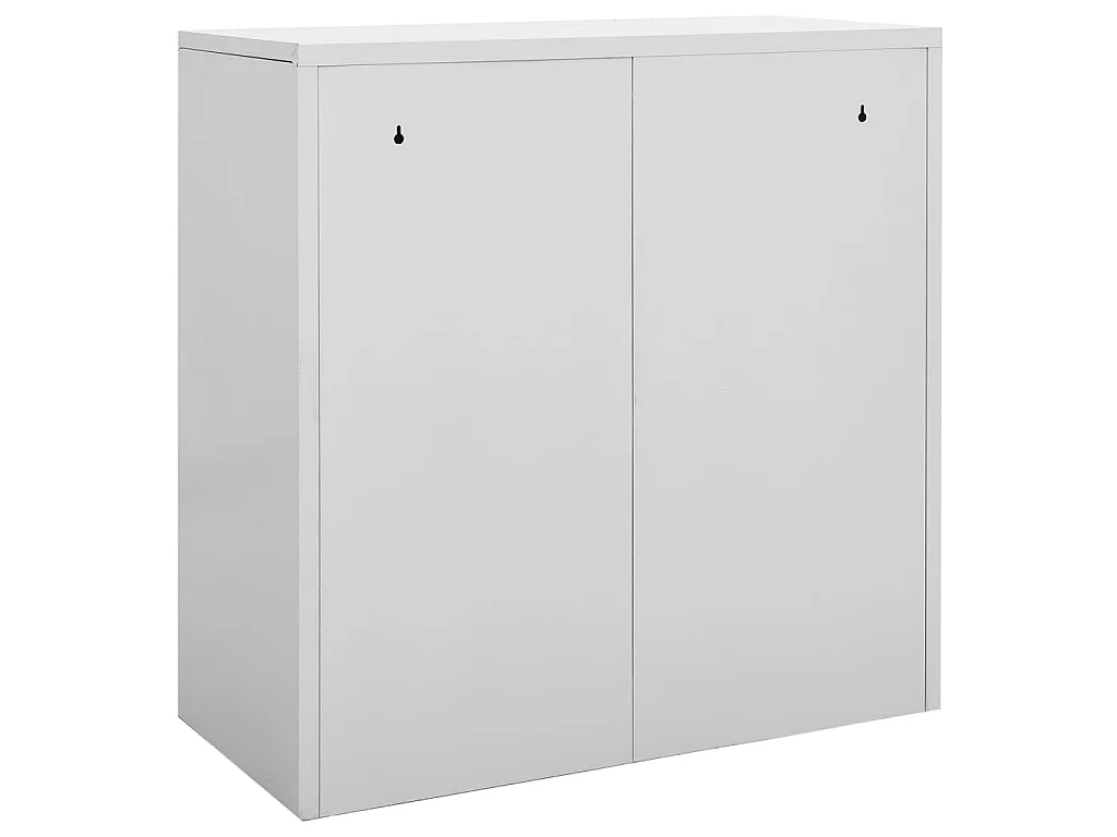 Lockerkast 90x45x92,5 cm staal lichtgrijs