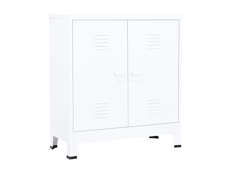 Classeur Blanc 90x40x100 Acier