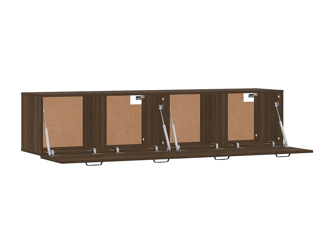 Armoires murales 2pcs Chêne brun 60x36,5x35 Bois d'ingénierie