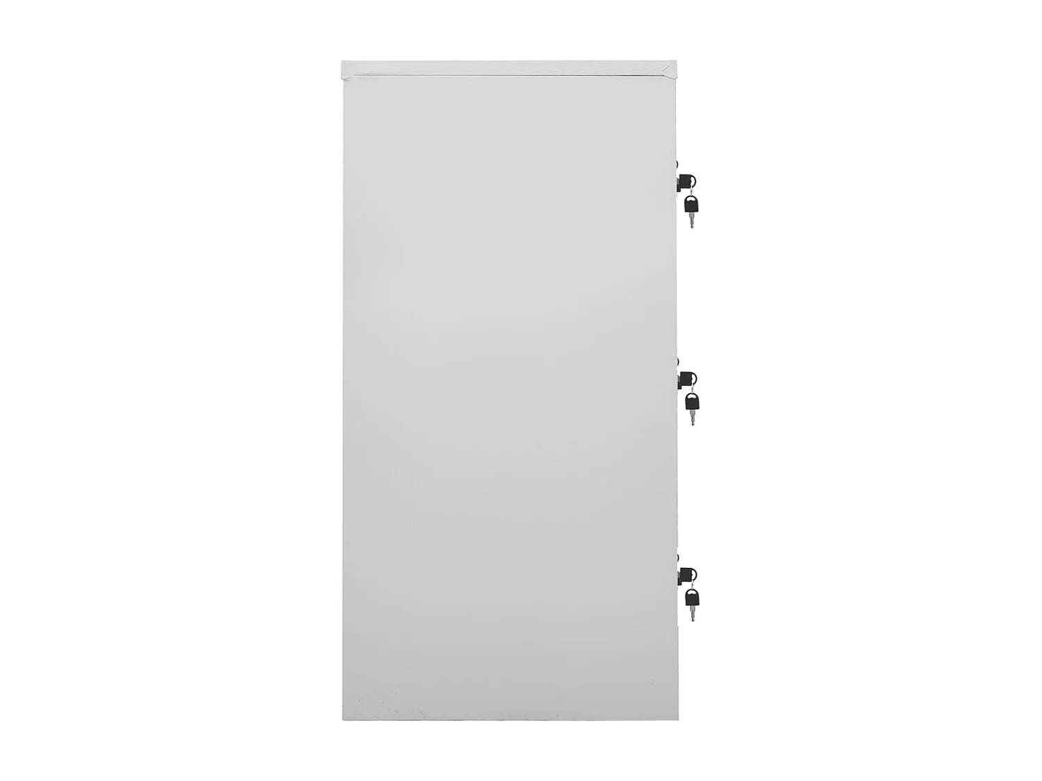 Armoire à 9 casiers Gris clair 90x45x92,5 Acier