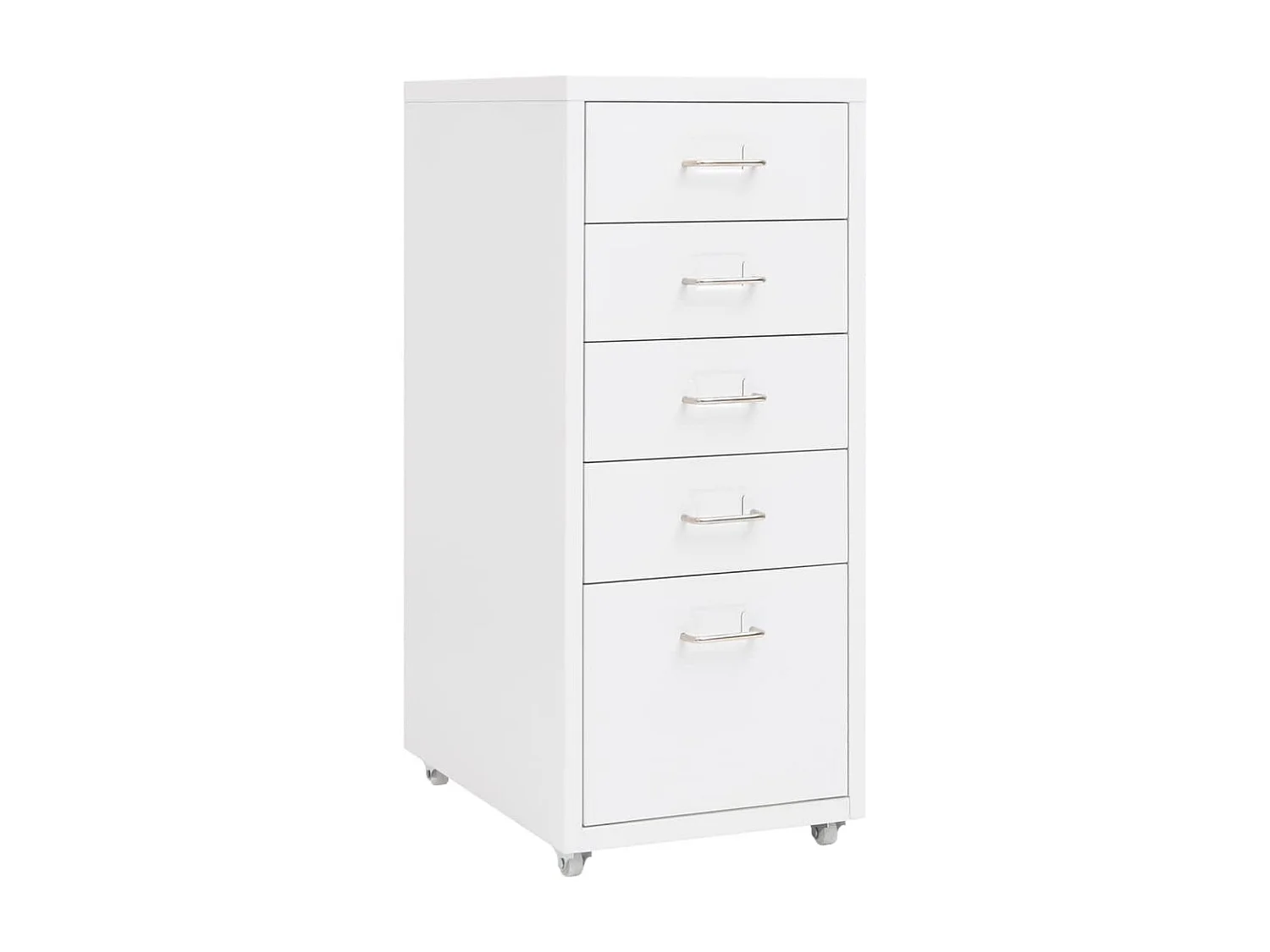 Classeur mobile Blanc 28x41x69 Métal