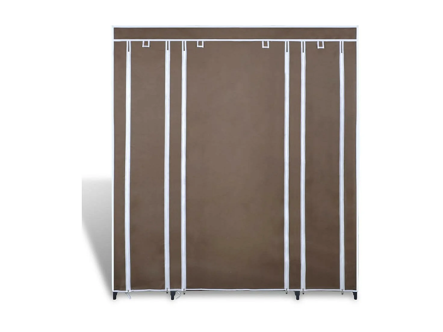 Armoire avec compartiments et tiges 45 x 150x176 Marron