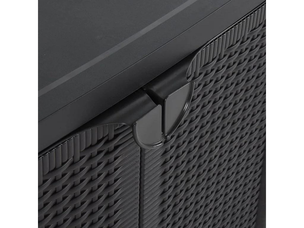 Armoire de rangement de jardin Noir 65x45x88 PP