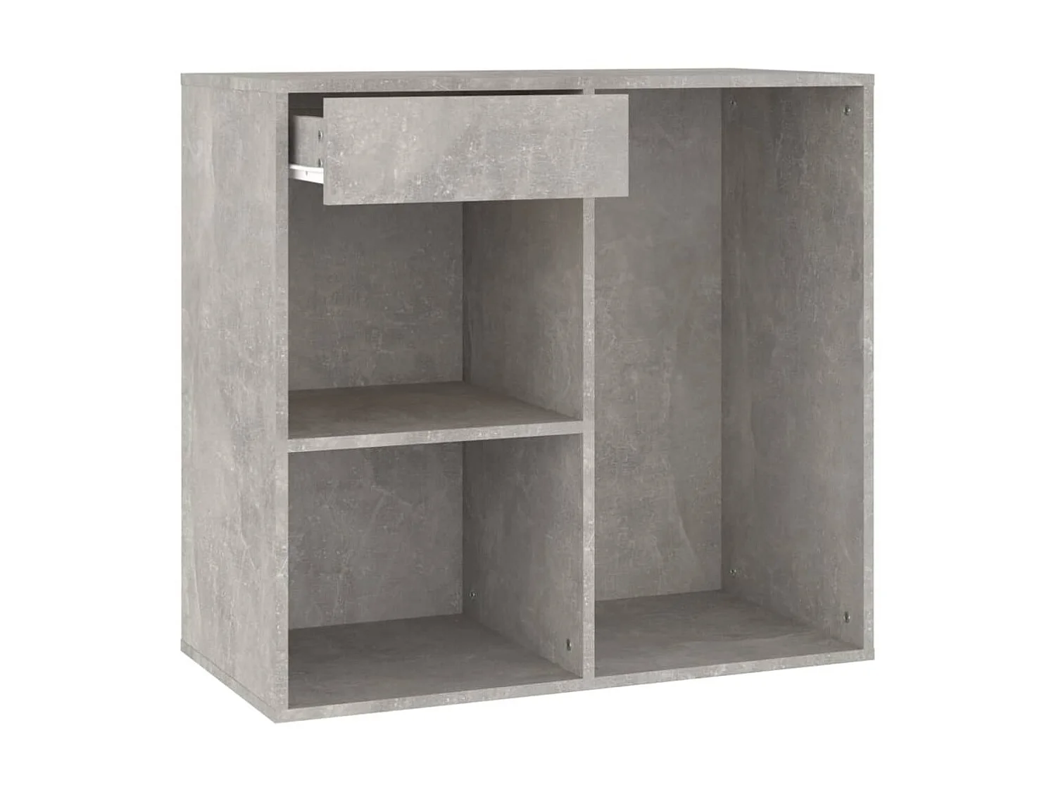 Armoire à cosmétiques Gris béton 80x40x75 Bois d'ingénierie