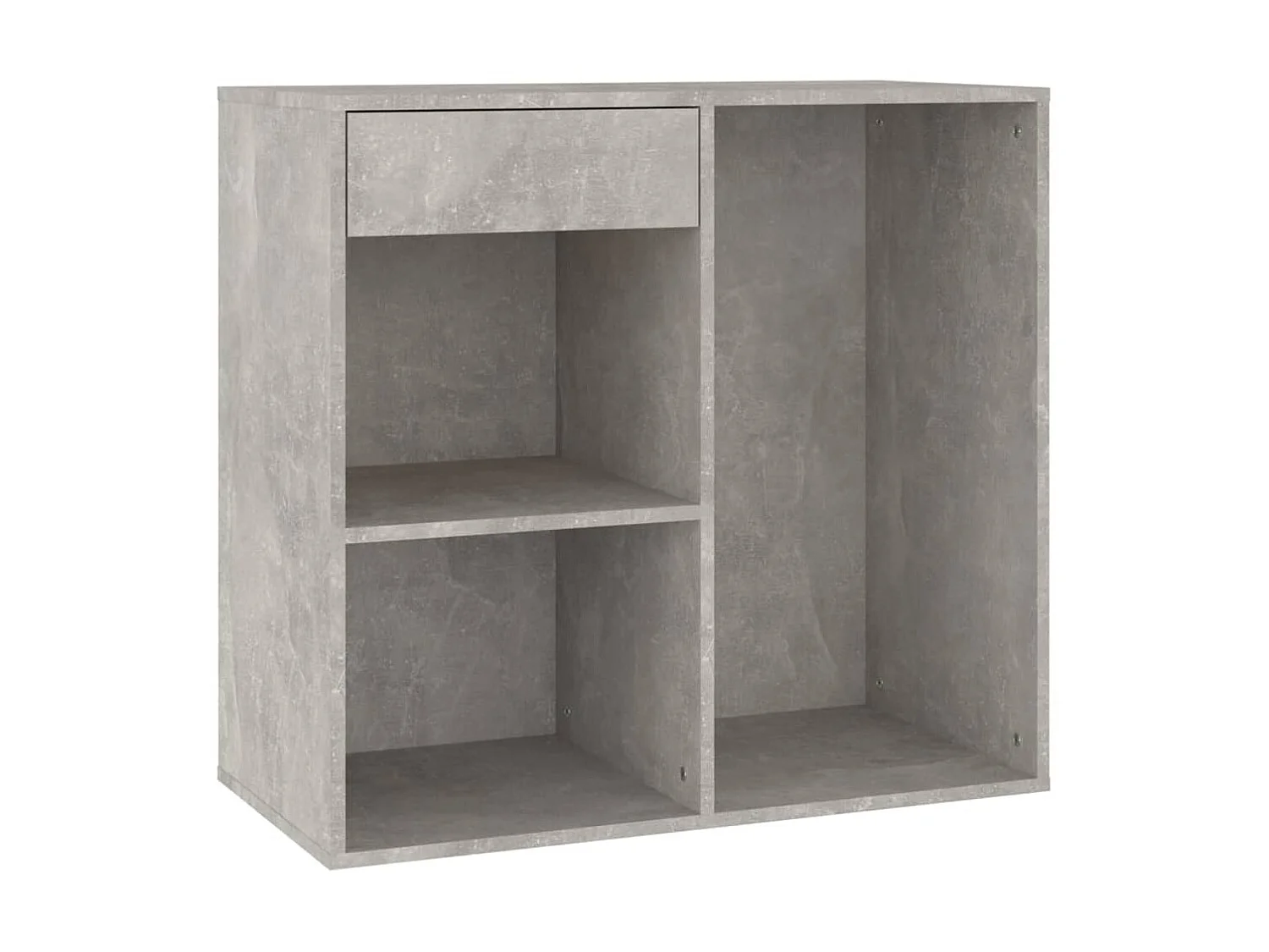 Armoire à cosmétiques Gris béton 80x40x75 Bois d'ingénierie