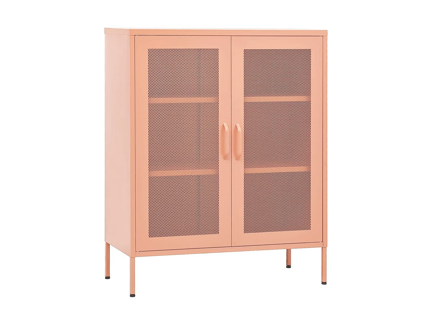 Armoire de rangement Rose 80x35x101,5 Acier 4
