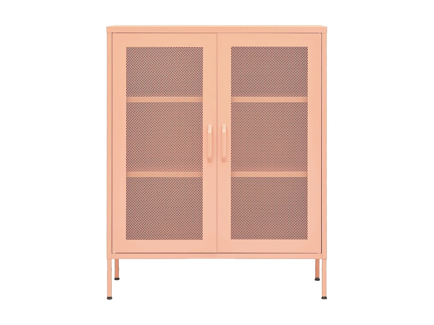 Armoire de rangement Rose 80x35x101,5 Acier 4