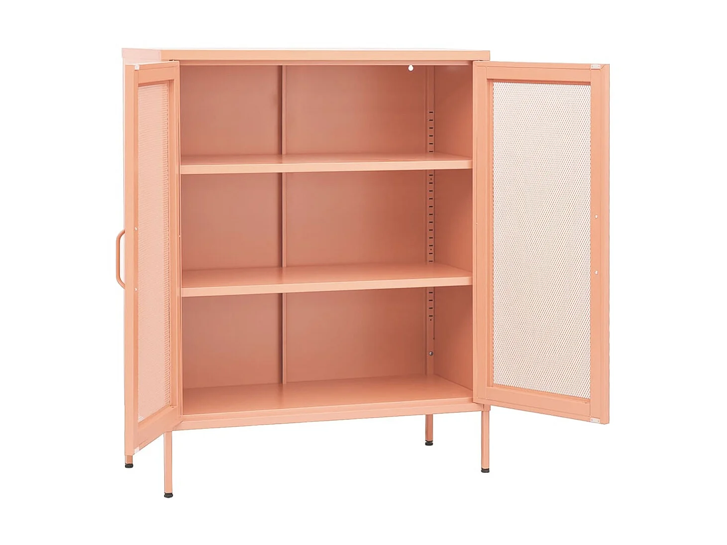 Armoire de rangement Rose 80x35x101,5 Acier 4