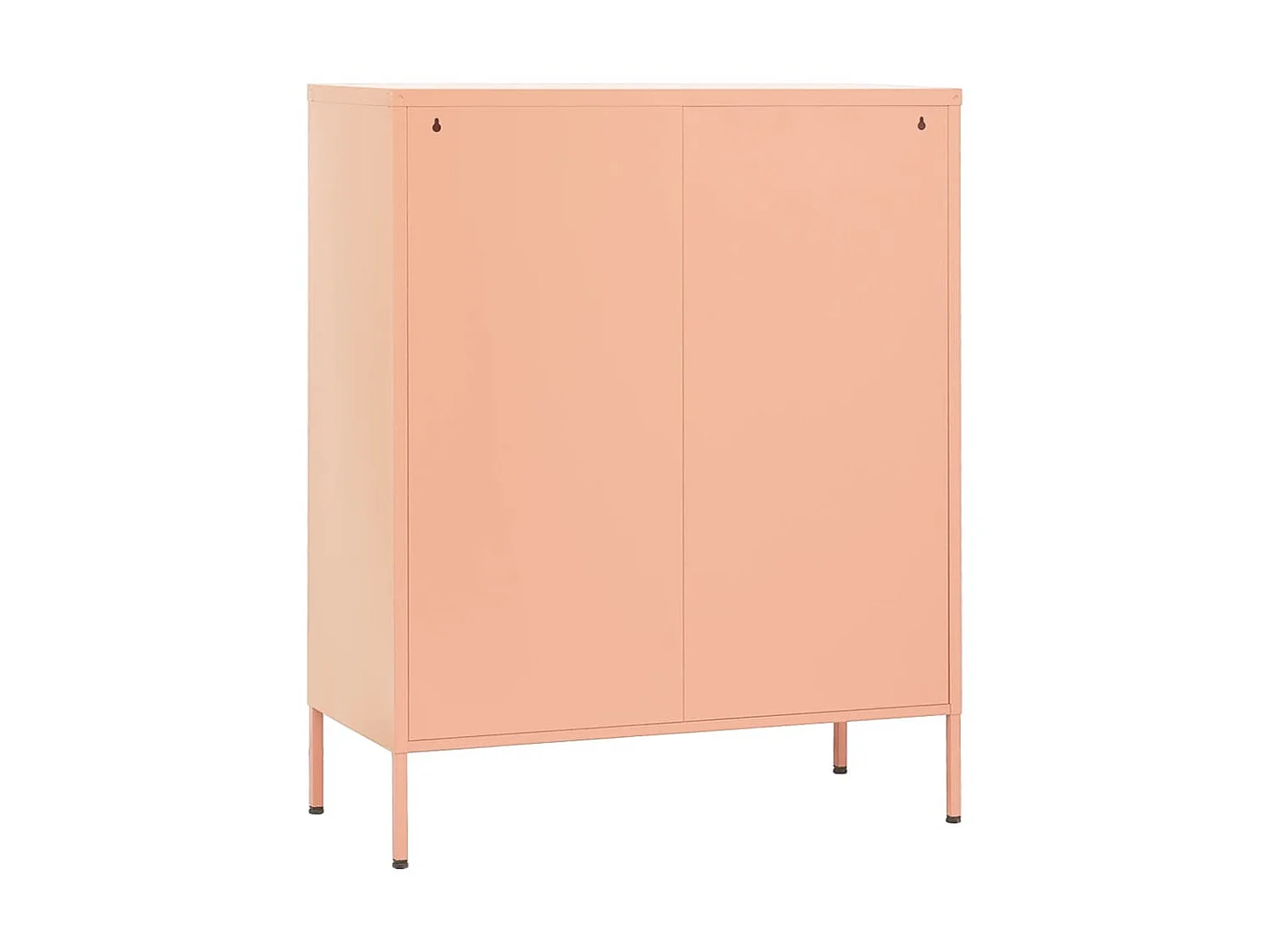 Armoire de rangement Rose 80x35x101,5 Acier 4