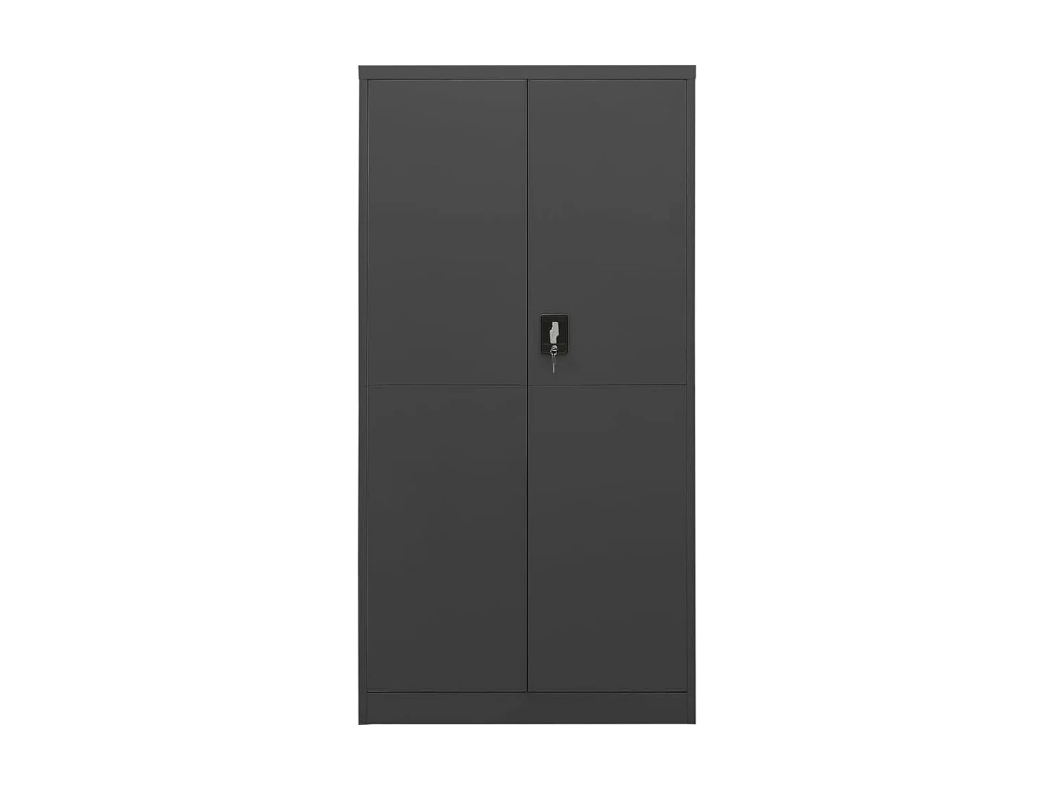 Armoire à casiers Anthracite 90x40x180 Acier