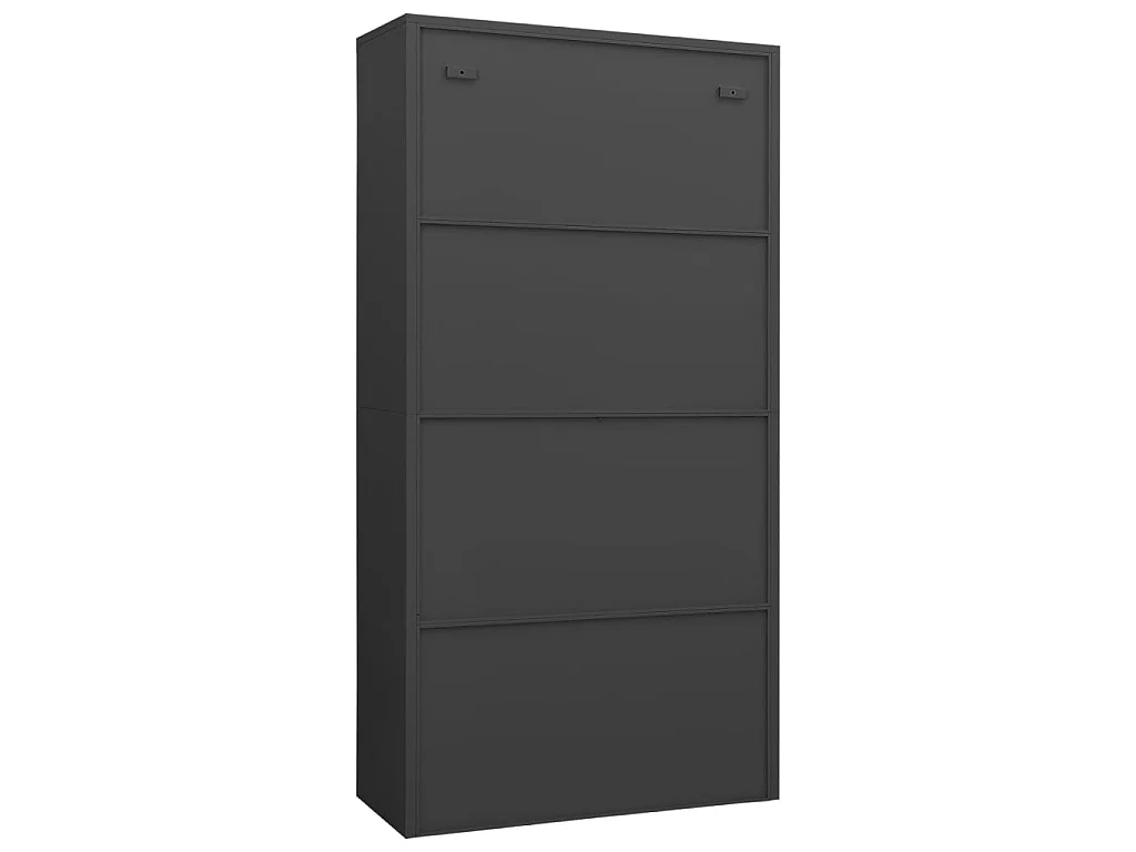 Armoire à casiers Anthracite 90x40x180 Acier