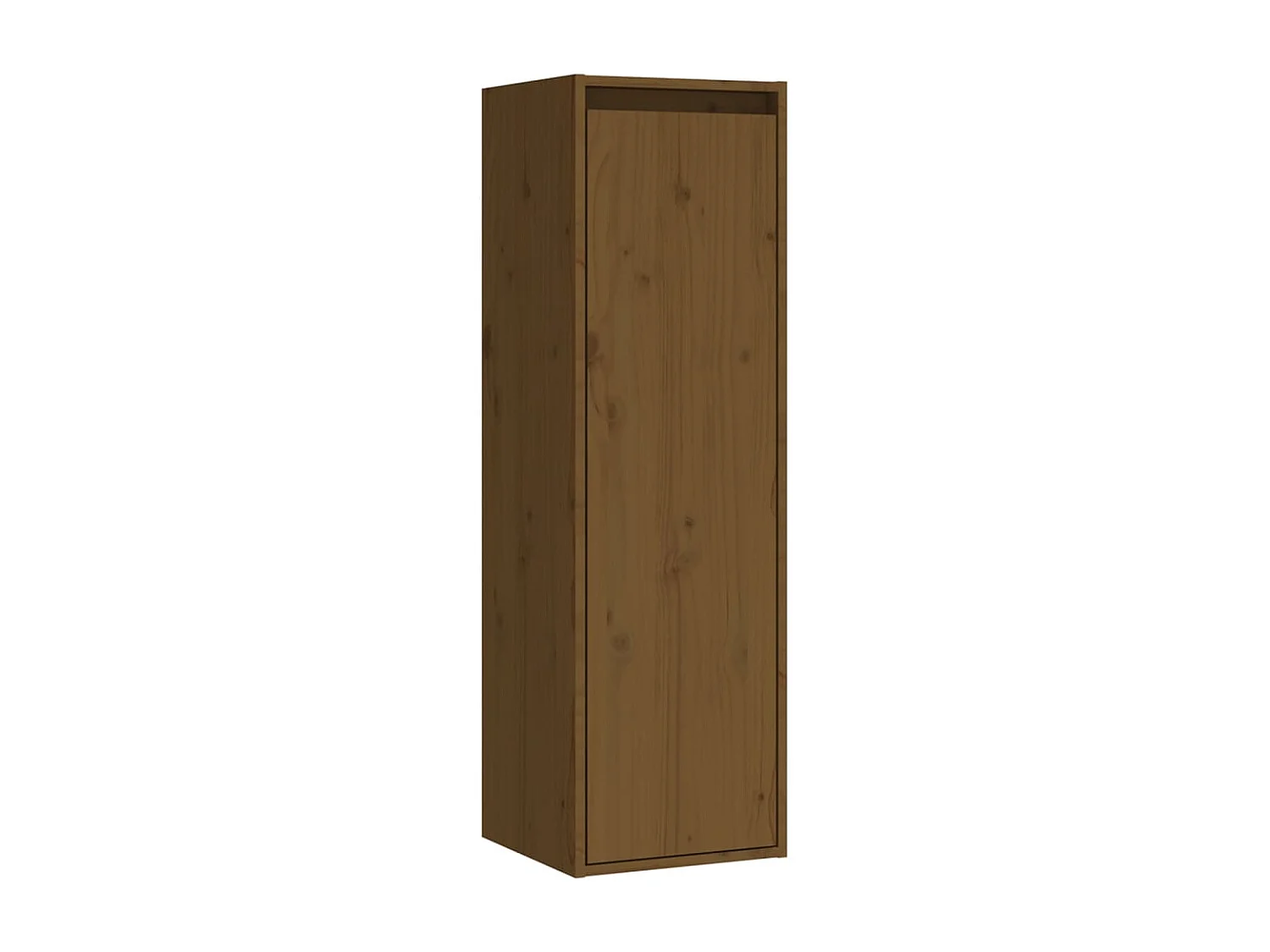 Armoires murales 2 pcs Marron miel 30x30x100 Pin massif