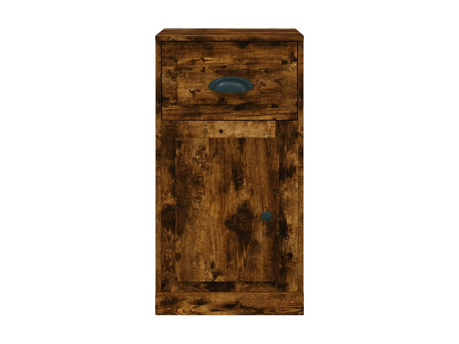 Armoire latérale avec tiroir chêne fumé 40x50x75