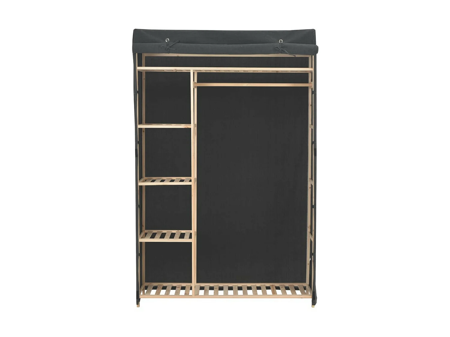 Garde-robe Gris 110 x 40x170 Tissu