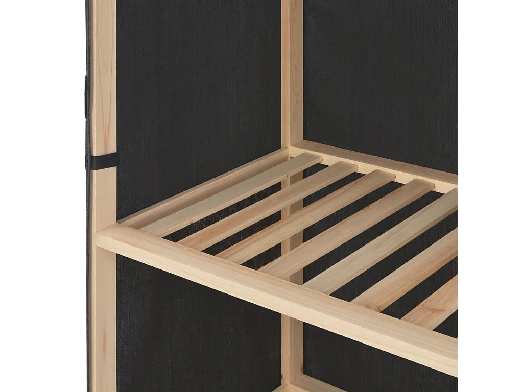 Garde-robe Gris 110 x 40x170 Tissu