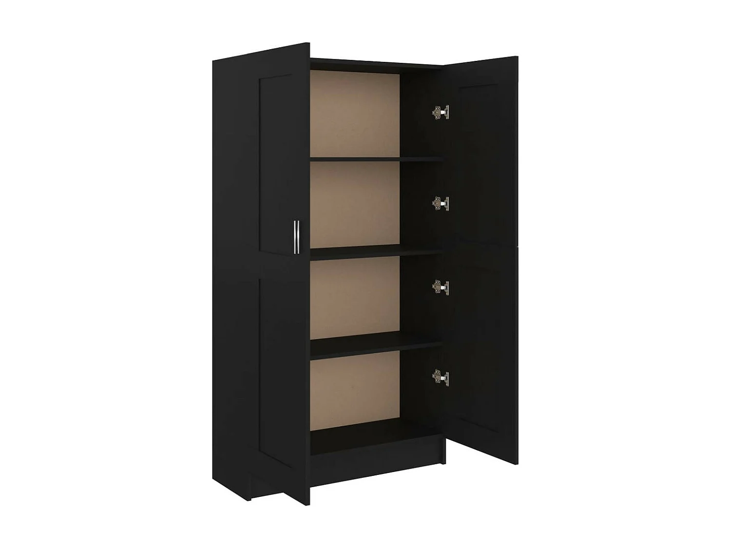 Armoire de rangement multifonction Noir 82,5x30,5x150