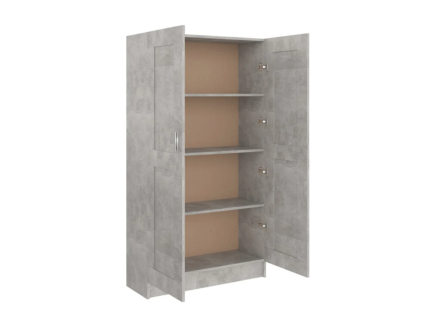 Armoire de rangement Gris béton 82,5x30,5x150 Ranka