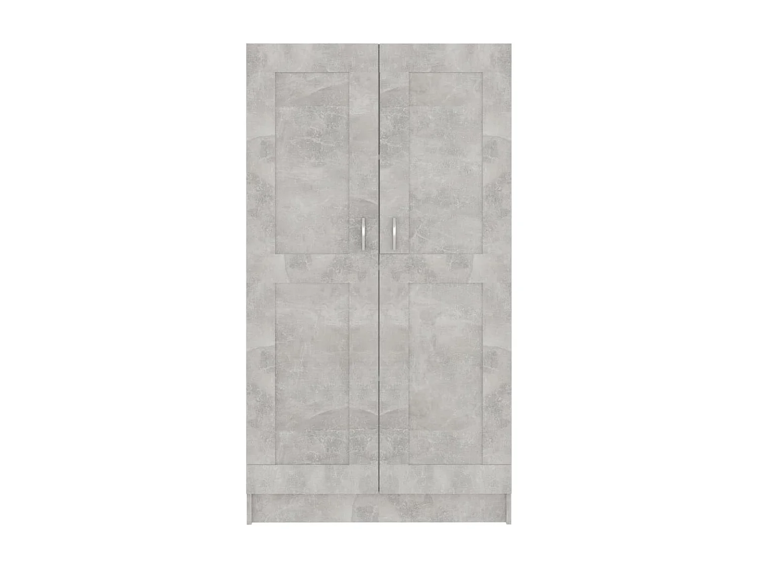 Armoire multifonction mi hauteur 2 portes Kala 82cm - Solution gain de place-Gris béton