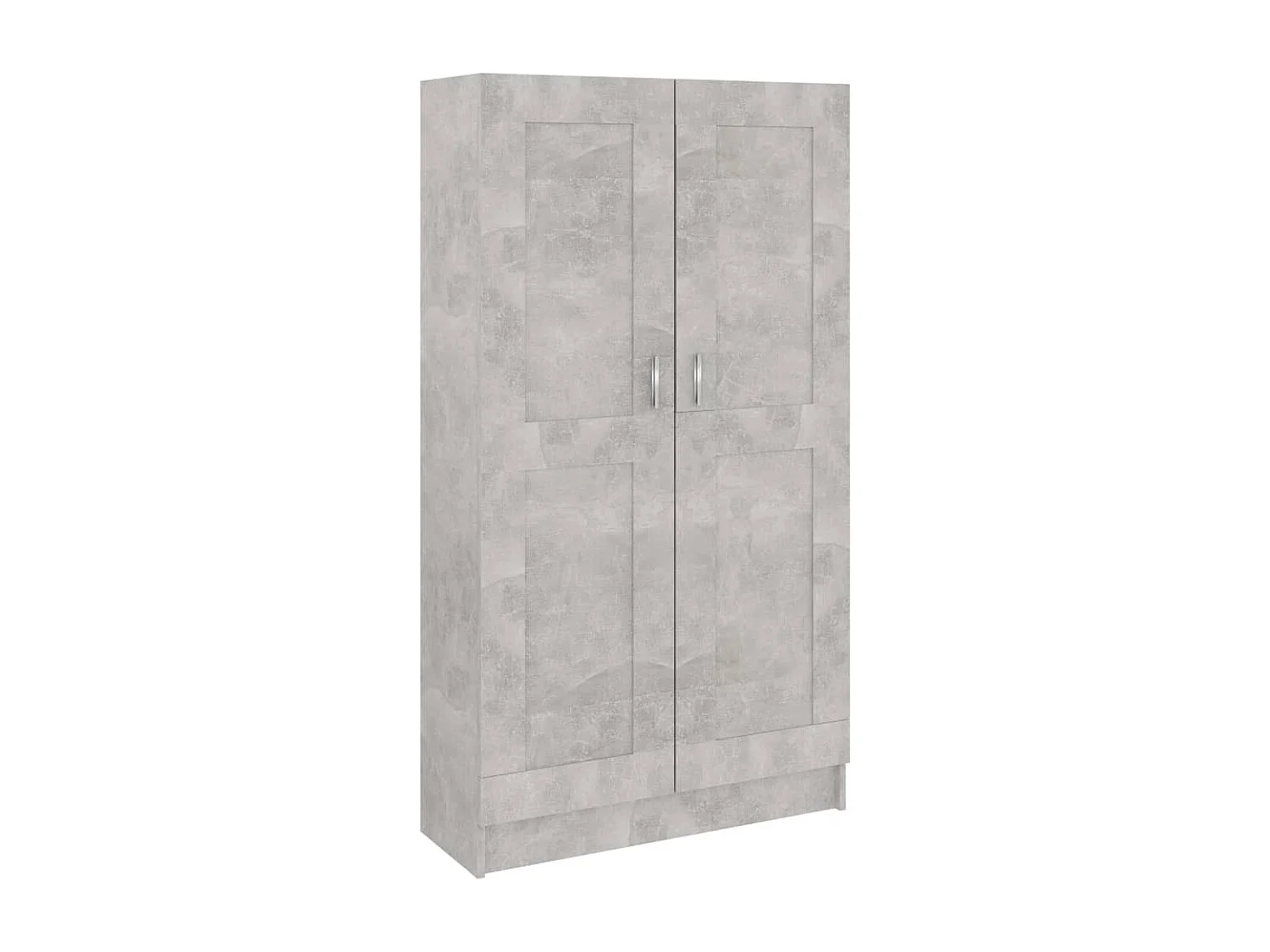 Armoire multifonction mi hauteur 2 portes Kala 82cm - Solution gain de place-Gris béton