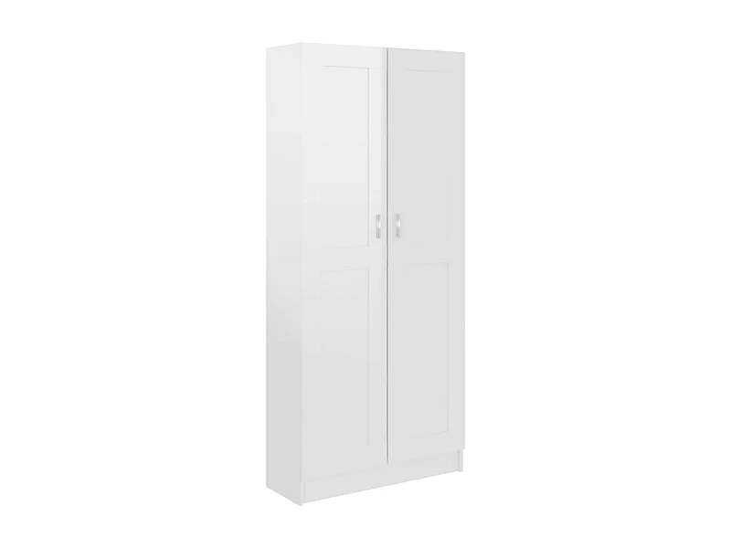 Armoire de rangement Blanc brillant 82,5x30,5x185,5