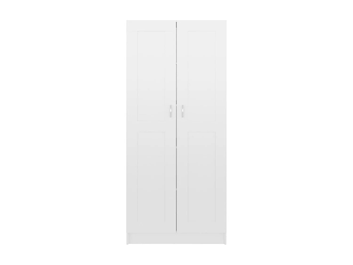 Armoire multifonction 2 portes Kala 82cm - Un rangement tout-en-un pour votre maison-Blanc brillant