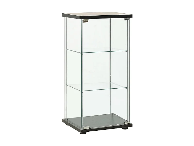 Armoire de rangement Verre trempé Noir