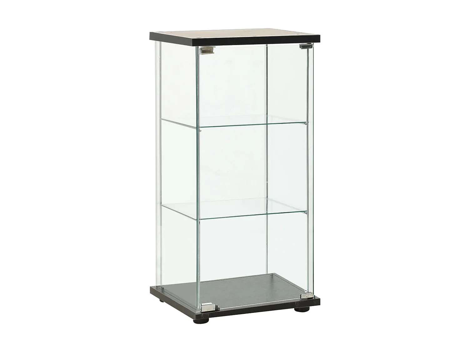 Armoire de rangement Verre trempé Noir