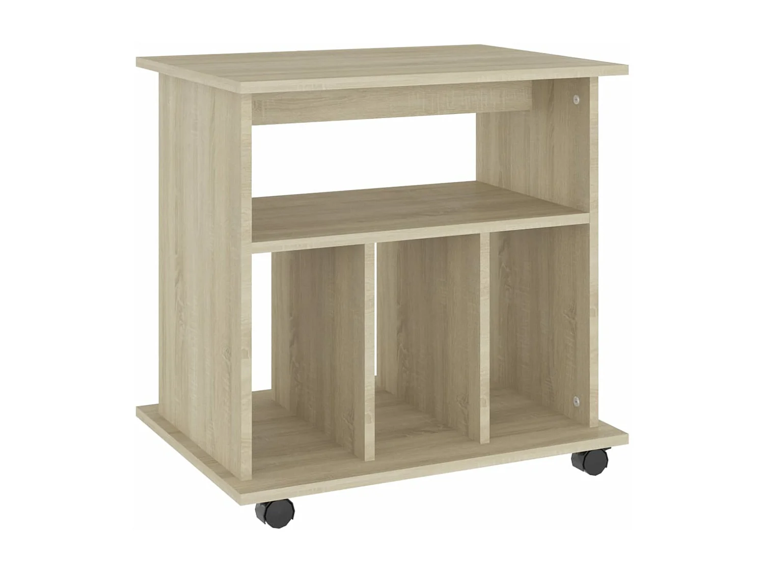 Armoire à roulettes Chêne sonoma 60x45x60