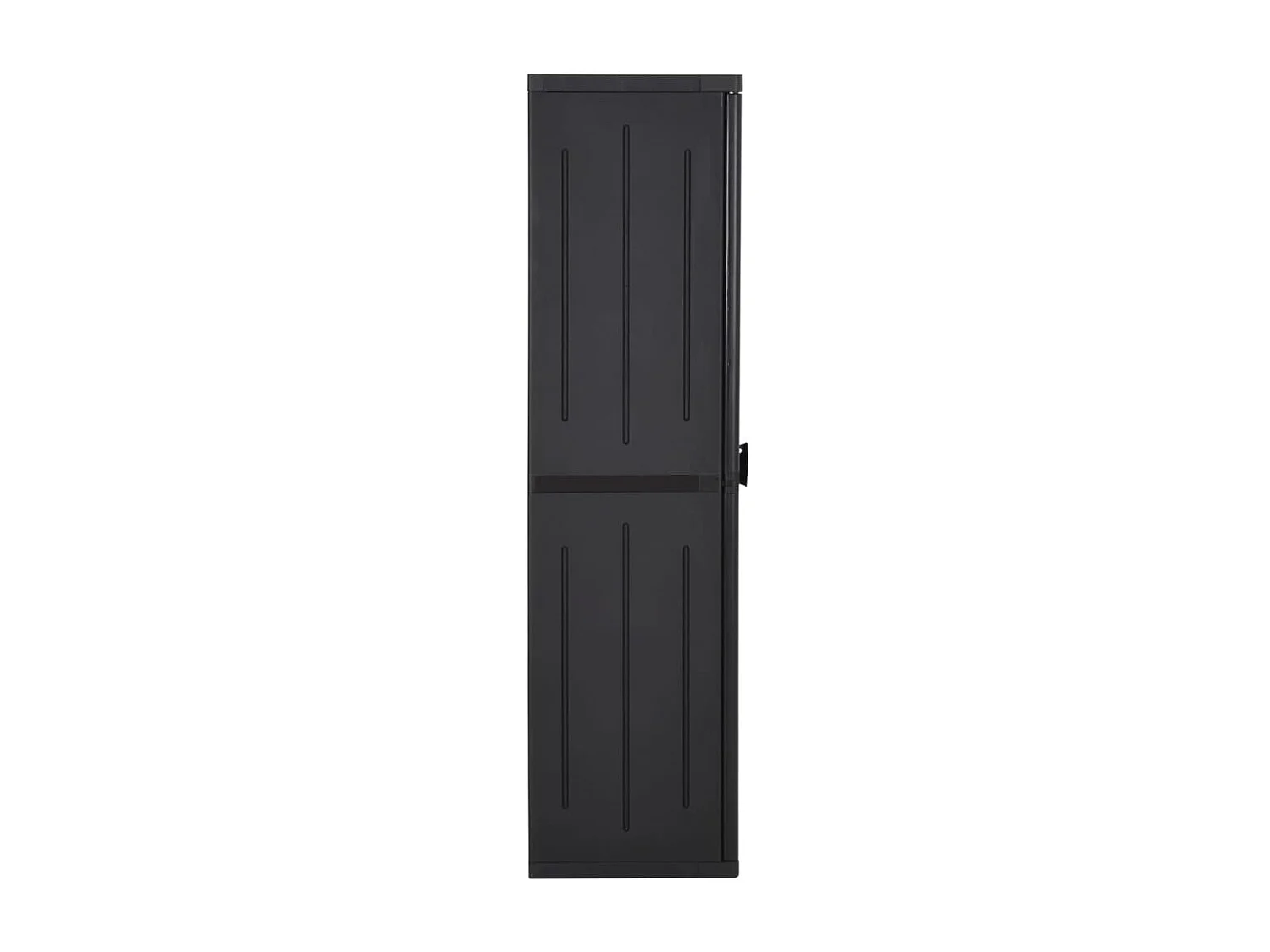 Armoire de rangement de jardin Noir 65x45x172 PP 2