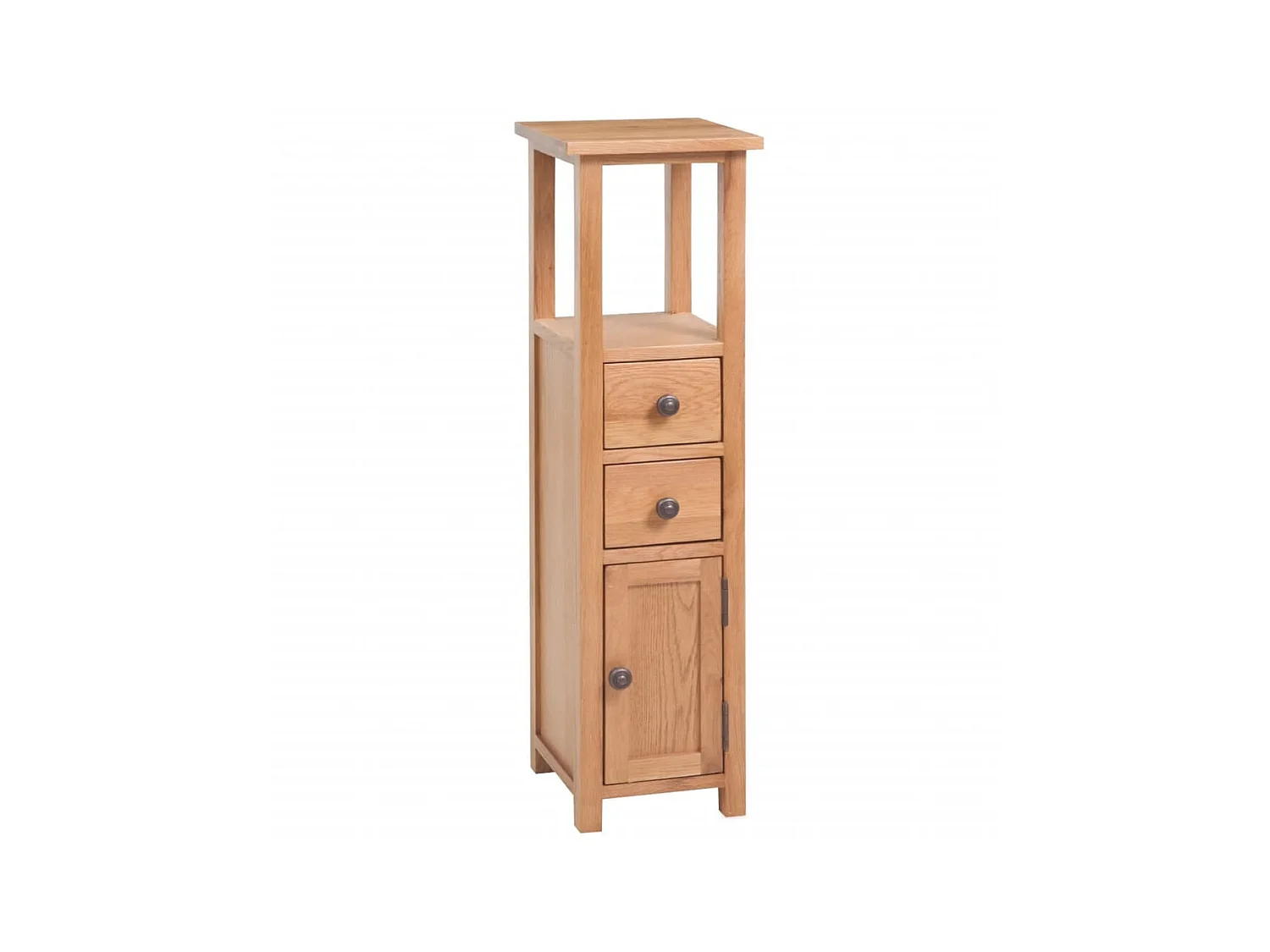 Étagère d’angle 26 x 26x94 Bois de chêne massif