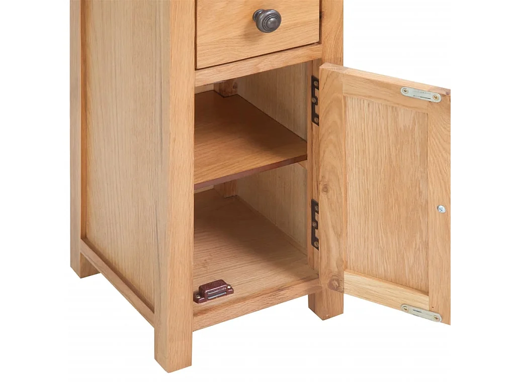 Étagère d’angle 26 x 26x94 Bois de chêne massif