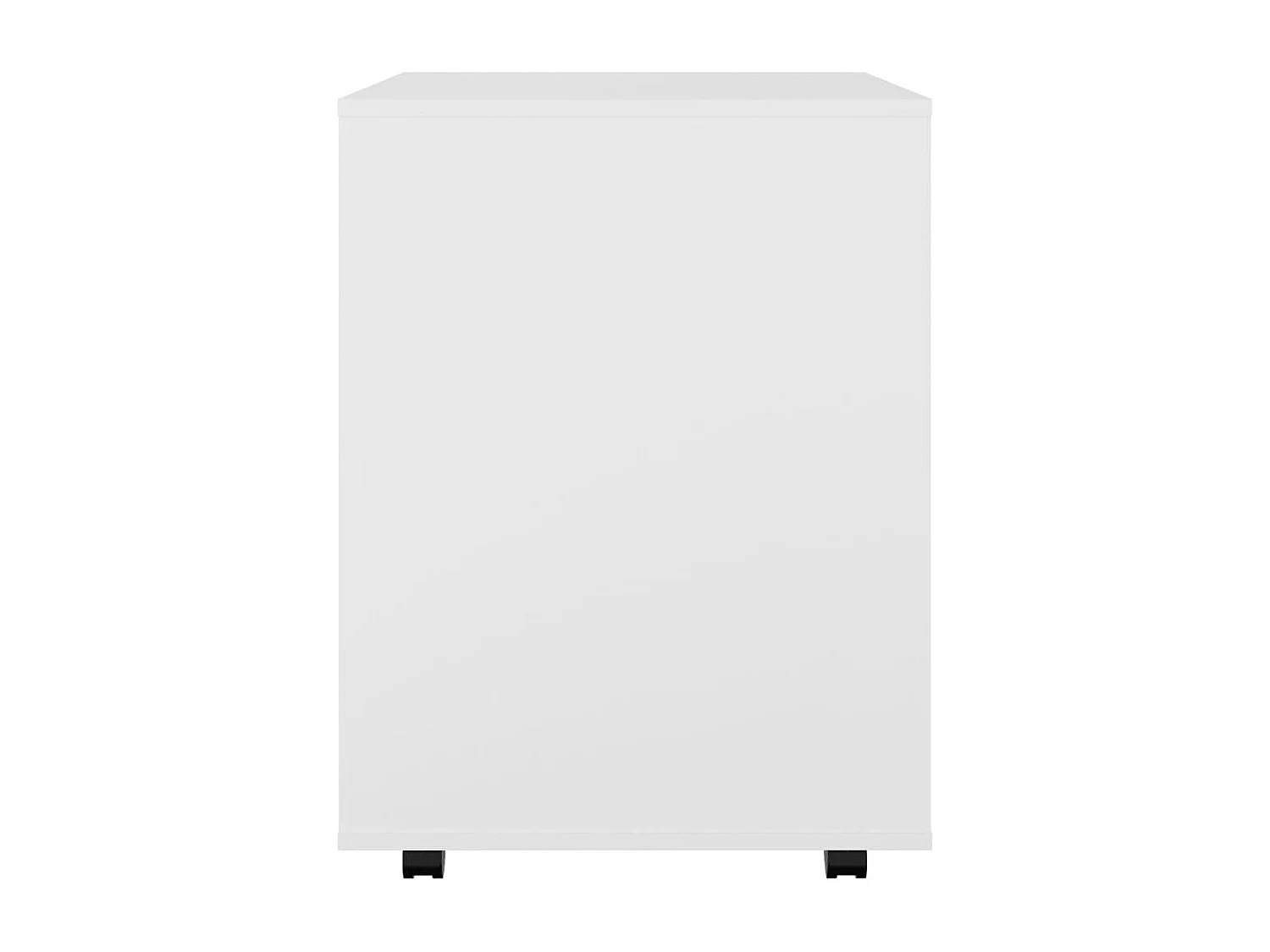 Armoire à roulettes Blanc 60x53x72