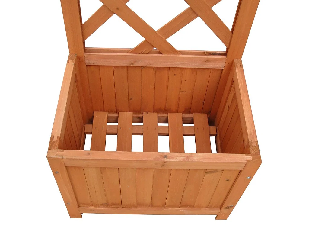 Jardinière en treillis 40 x 30x135