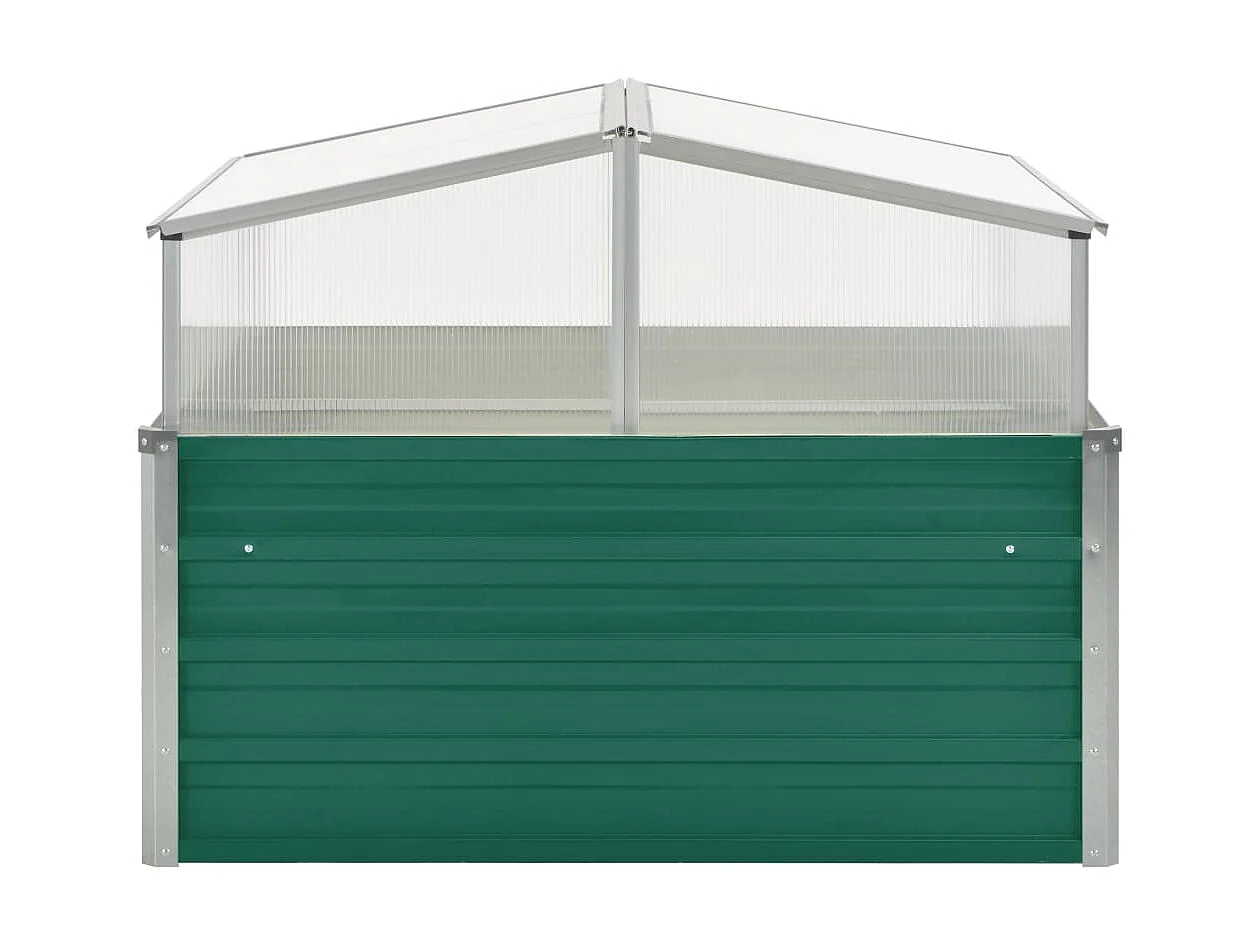 Serre Vert 100x100x77 Acier galvanisé