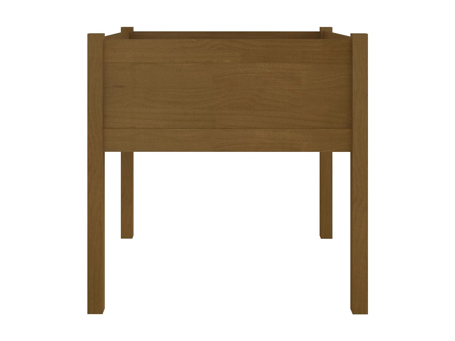 Jardinière d'extérieur Marron miel 70x70x70 Pin massif