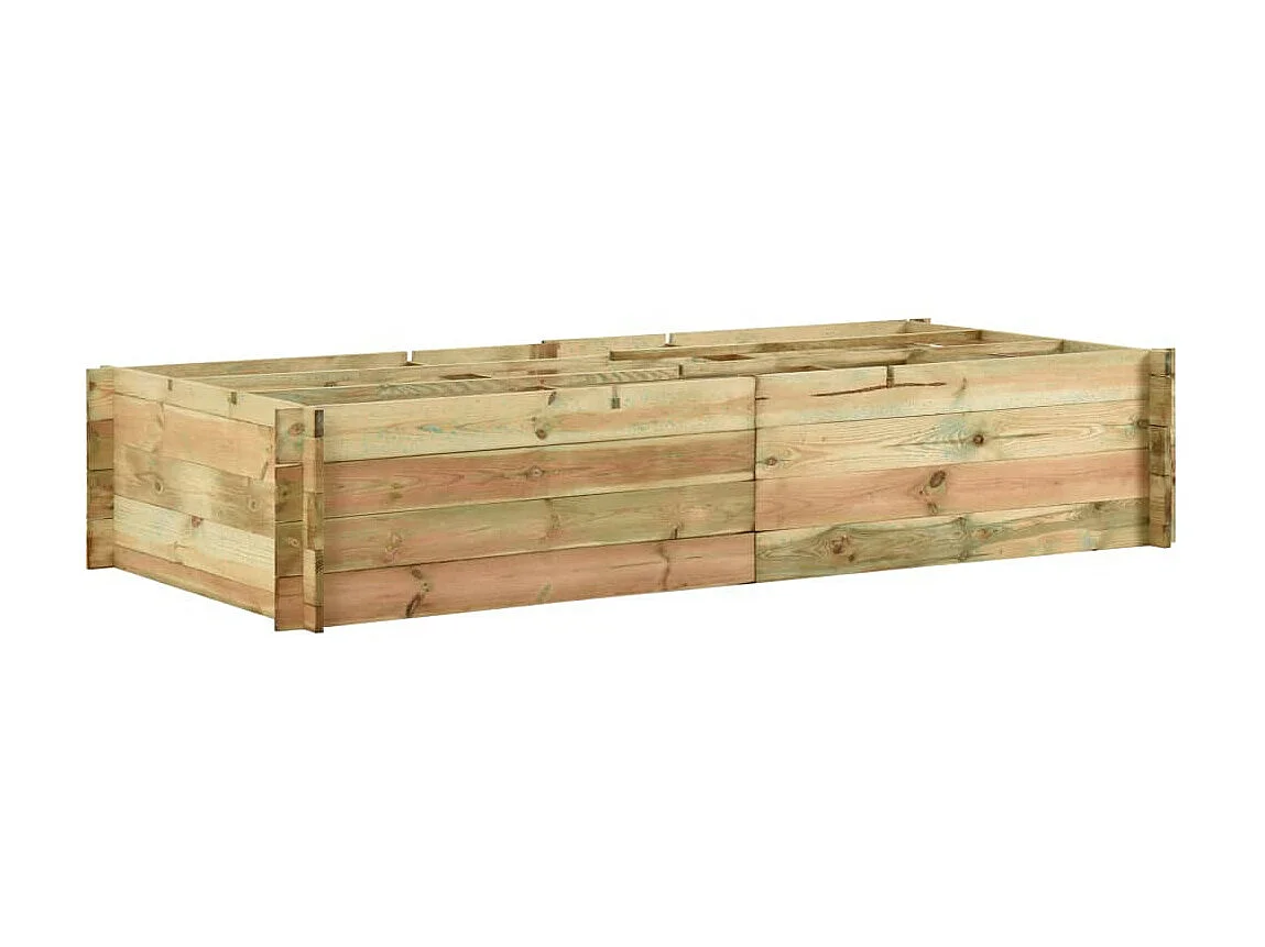 Jardinière pour légumes Bois de pin imprégné 197x100x40