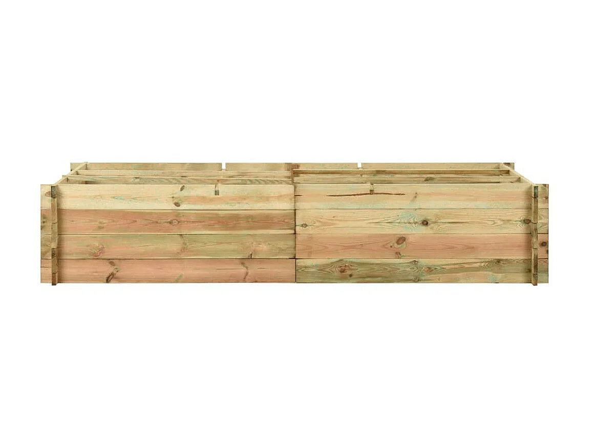 Jardinière pour légumes Bois de pin imprégné 197x100x40